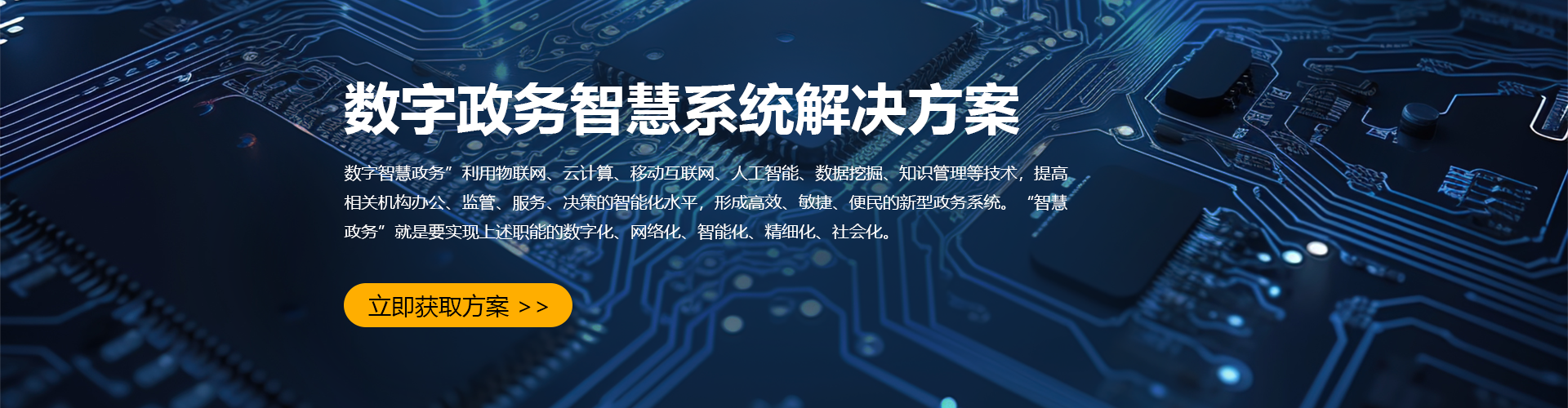 数字政务解决方案